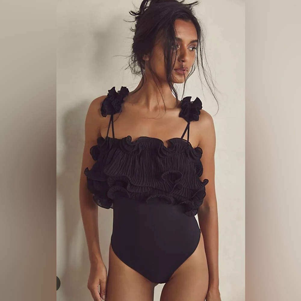 Free People black bodysuit